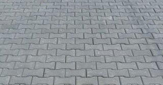 Брусчатка Классико для дорожек и площадок в Великом Устюге в октябре