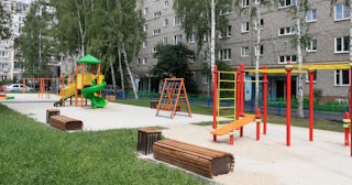Благоустройство детской площадки во дворе от 1934 руб. в Великом Устюге